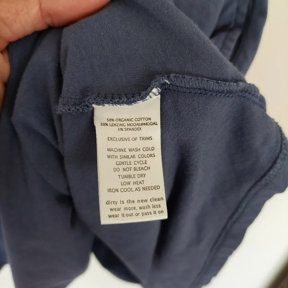 Toad&Co Summerdance Organic Cotton Linen Sleeveless Dress Blue Size Small - Picture 5 of 9